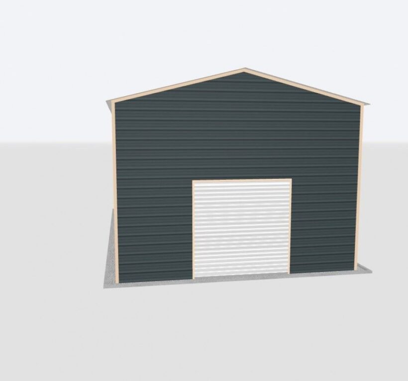 Keen'S Buildings, 20X35X14 Metal Garage, Kbg-1G203514-1D1W