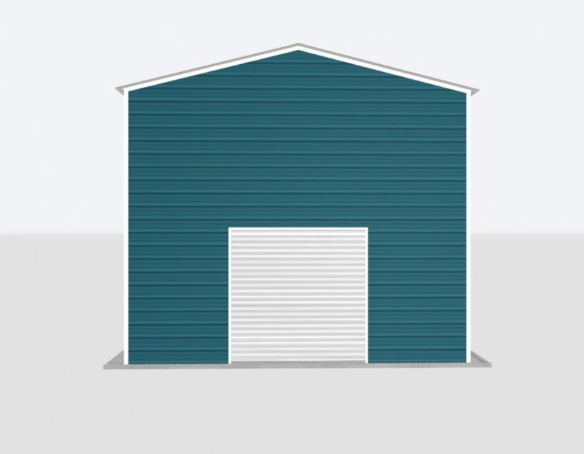 Keen'S Buildings, 20X25X16 Metal Garage, Kbg-1G202516-1D1W