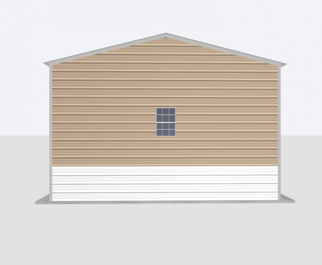 20X40X12 Metal Garage 20X40X12 Metal Garage Keen'S Buildings, 20X40X12 Metal Garage, Kbg-1G204012-1D1W