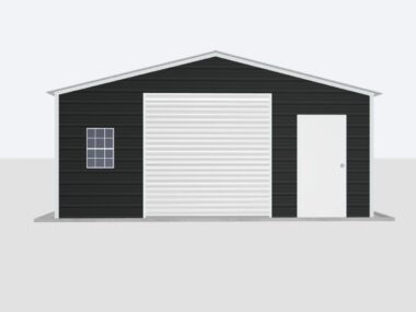 Keen's Buildings, 20x60x8 Metal Garage, KBG-1G206008-1D1W