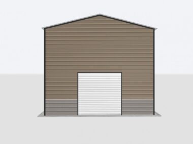 Keen's Buildings, 20x40x20 Metal Garage, KBG-1G204020-1D1W