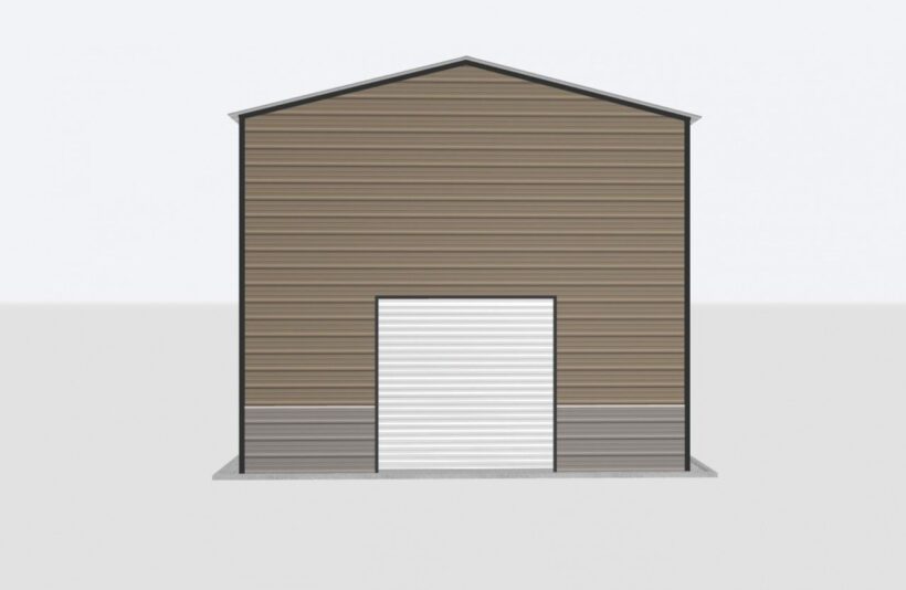 Keen'S Buildings, 20X45X20 Metal Garage, Kbg-1G204520-1D1W