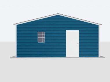 20x65x8 Metal Garage/Workshop Installed