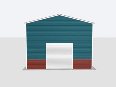 Keen's Buildings, 20x70x14 Metal Garage, KBG-1G207014-1D1W