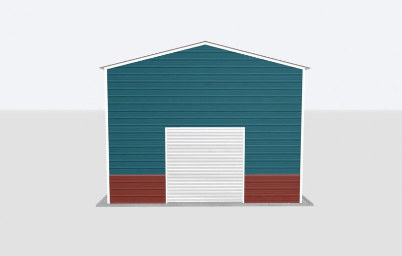 Keen'S Buildings, 20X100X14 Metal Garage, Kbg-1G2010014-1D1W