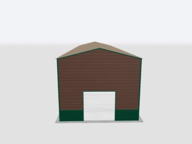 Keen's Buildings, 20x90x16 Metal Garage, KBG-1G209016-1D1W