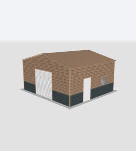 22x20x14 Metal Garage