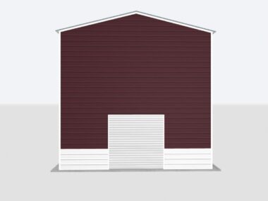 Keen's Buildings, 22x20x20 Metal Garage, KBG-1G222020-1D1W