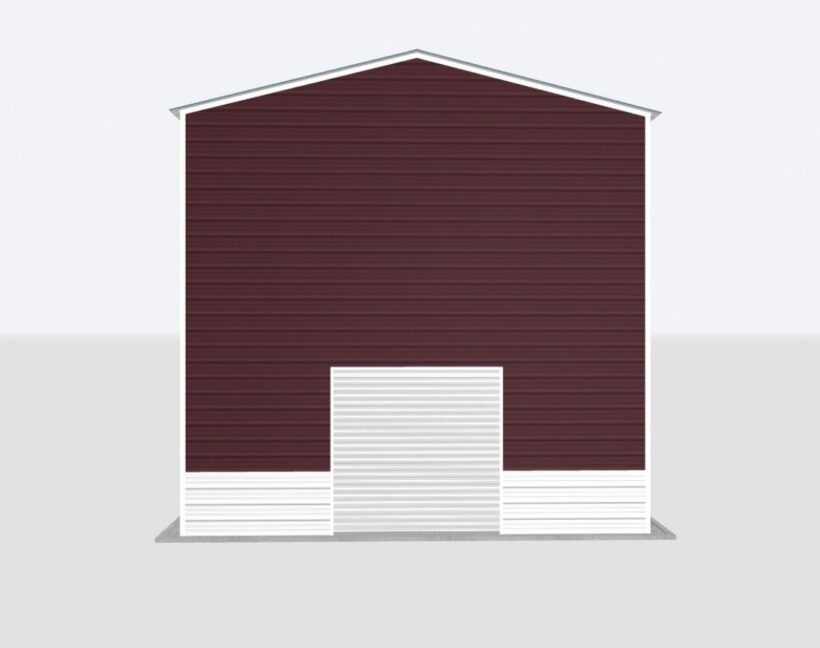 Keen'S Buildings, 22X20X20 Metal Garage, Kbg-1G222020-1D1W
