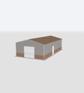 22x40x10 Metal Garage