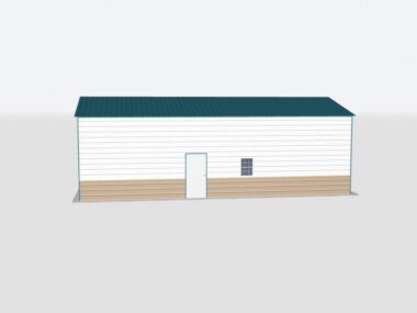 Keen's Buildings, 22x55x14 Metal Garage, KBG-1G225514-1D1W