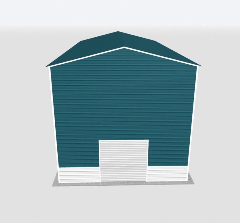 Keen'S Buildings, 22X45X20 Metal Garage, Kbg-1G224520-1D1W