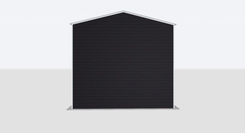 Keen'S Buildings, 24X25X20 Metal Garage/Workshop Installed, Kbg-1G242520-1D1W