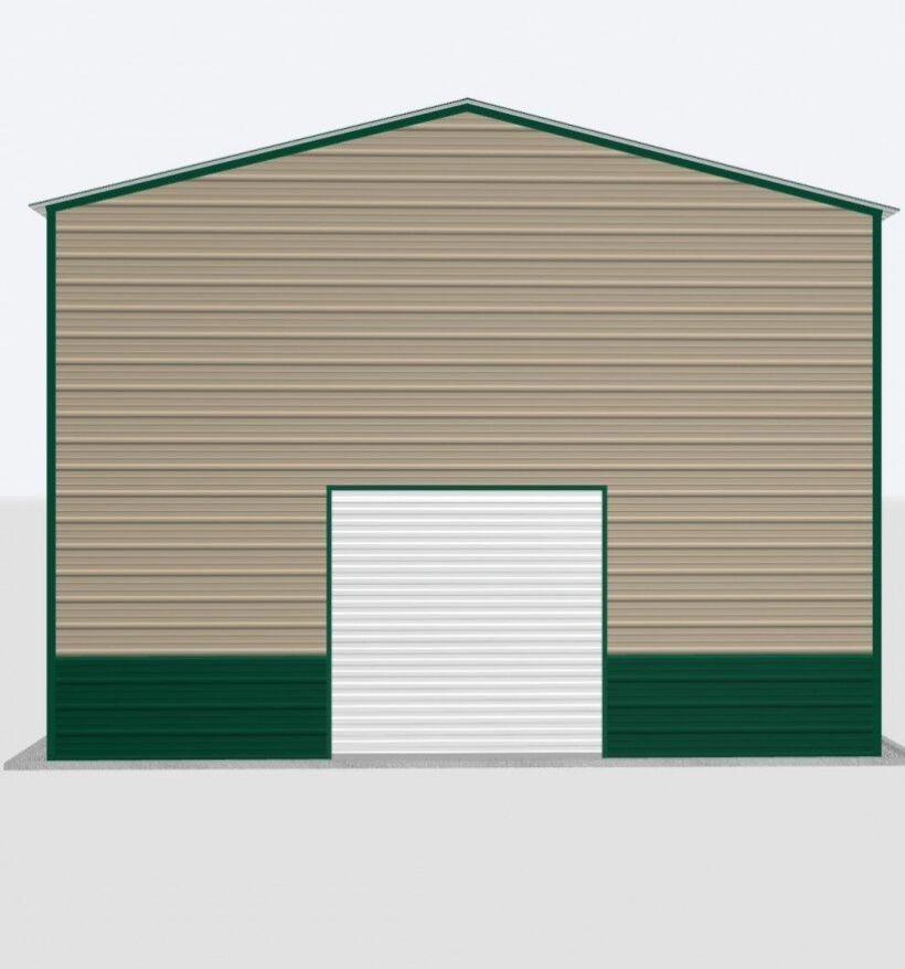 Keen'S Buildings, 24X45X16 Metal Garage, Kbg-1G244516-1D1W