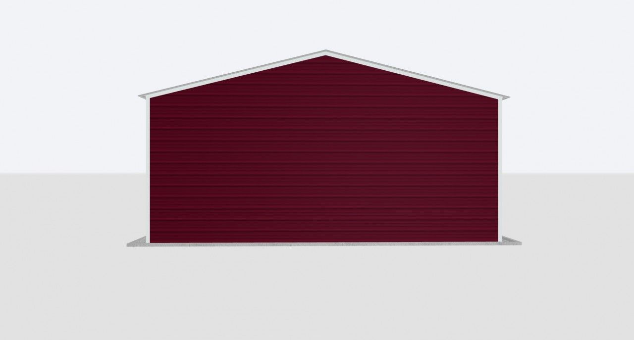 24X55X10 Metal Garage 24X55X10 Metal Garage Keen'S Buildings, 24X55X10 Metal Garage, Kbg-1G245510-1D1W