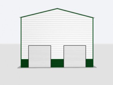 Keen's Buildings, 26x90x18 Metal Garage/Workshop Installed, KBG-1G269018-1D1W