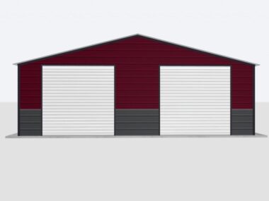 Keen's Buildings, 26x20x8 Metal Garage/Workshop Installed, KBG-1G262008-1D1W
