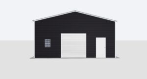 26x50x12 Metal Garage/ Workshop Installed