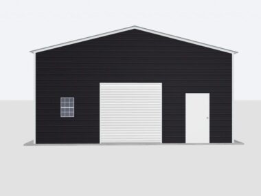 26x50x12 Metal Garage/ Workshop Installed