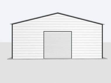 Keen's Buildings, 26x70x10 Metal Garage, KBG-1G267010-1D1W