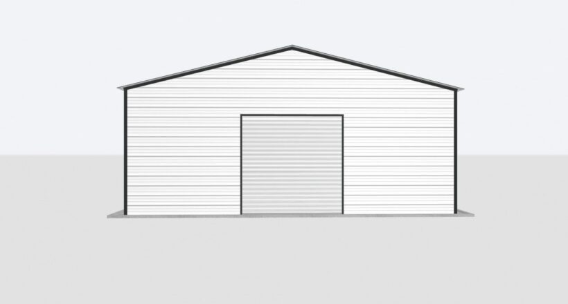 Keen'S Buildings, 26X60X10 Metal Garage, Kbg-1G266010-1D1W