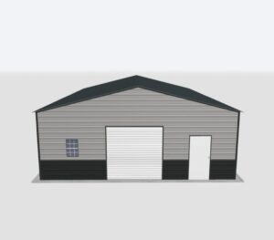 28x35x10 Metal Garage
