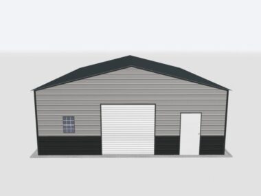 Keen's Buildings, 28x35x10 Metal Garage, KBG-1G283510-1D1W