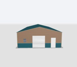 28x60x10 Metal Garage