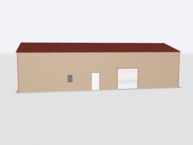 Keen's Buildings, 28x60x14 Metal Garage, KBG-1G286014-1D1W