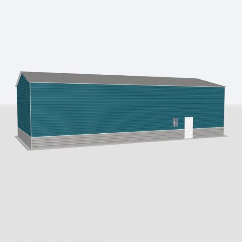 Keen'S Buildings, 28X65X18 Metal Garage, Kbg-1G286518-1D1W