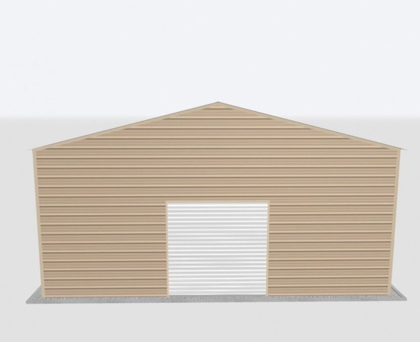 Keen'S Buildings, 28X90X12 Metal Garage, Kbg-1G289012-1D1W