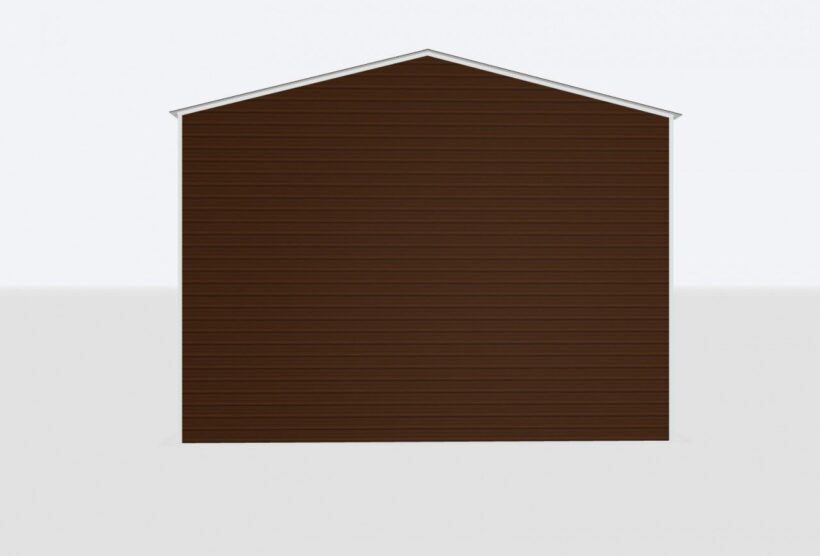 Keen'S Buildings, 30X100X20 2-Car Metal Garage, Kbg-2G3010020-1D1W