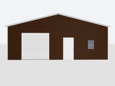 Keen's Buildings, 30x20x10 Metal Garage, KBG-1G302010-1D1W