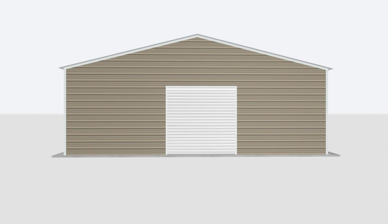 30X40X10 Metal Garage 30X40X10 Metal Garage Keen'S Buildings, 30X40X10 Metal Garage, Kbg-1G304010-1D1W