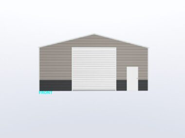 Keen's Buildings, 30x40x12 Metal Garage/Workshop Installed, KBG-2G304012-2D2W