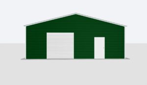 30x100x10 Metal Garage