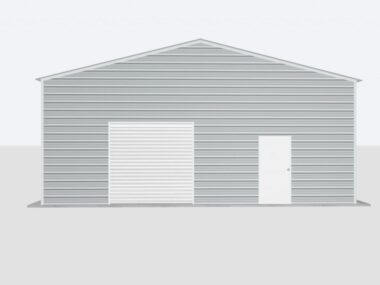 Keen's Buildings, 30x70x12 Metal Garage/Workshop Installed, KBG-1G307012-1D1W