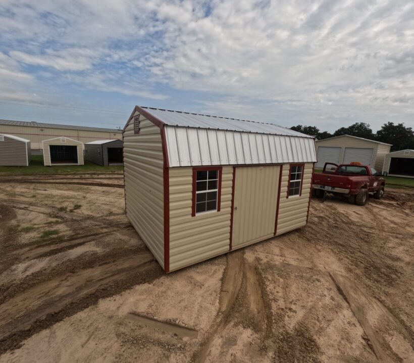 Keen'S Buildings, 10X16 Gambrel Shed, Inst-101611-103108