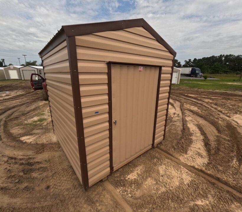 Keen'S Buildings, 8X8 Shed, Inst-080807-130135