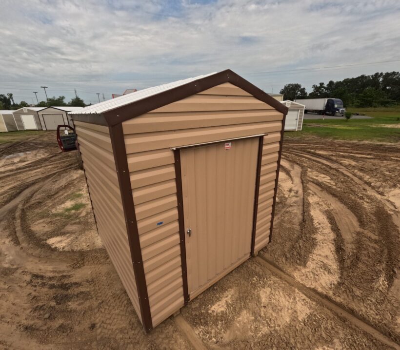 Keen'S Buildings, 8X8 Shed, Inst-080807-130135