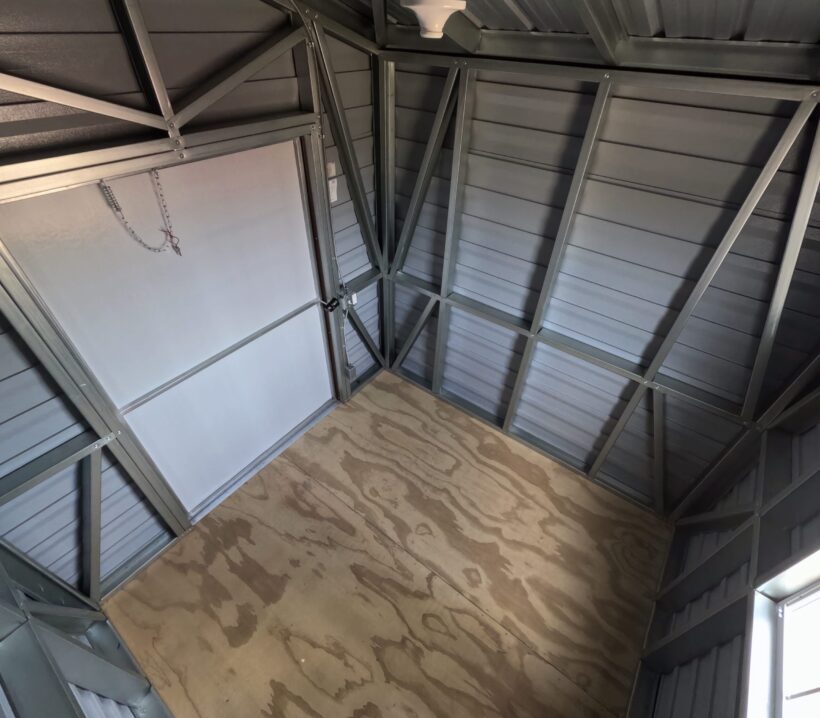 Keen'S Buildings, 8X8 Shed, Inst-080807-130135