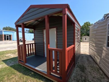 Keen's Buildings, 10x12 Shed with Porch, INST-101207-167168
