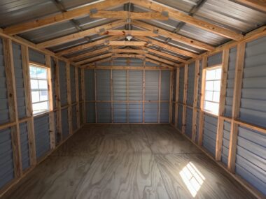 Keen's Buildings, 10x12 Shed with Custom Boxed Eve, INST-101207-CEDD2W