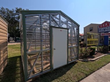 10x12 Green House Shed
