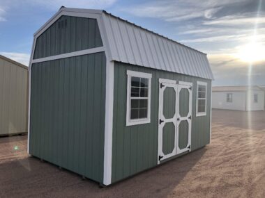 Keen's Buildings, 12x24 Gambrel Shed, INST-122407-G1D1W