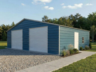 Keen's Buildings, Keen's "Urban Adventurer" 30x40 2-Car Garage, KBG-2G304008-1D1W