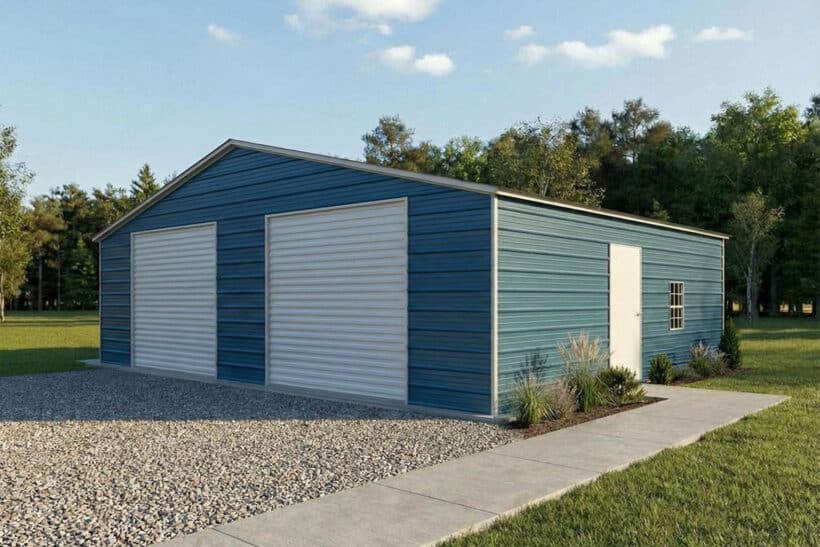 Keen'S Buildings, Keen'S &Quot;Urban Adventurer&Quot; 30X40 2-Car Garage, Kbg-2G304008-1D1W