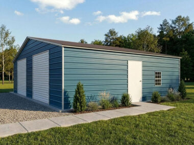 Keen's Buildings, Keen's "Urban Adventurer" 30x40 2-Car Garage, KBG-2G304008-1D1W