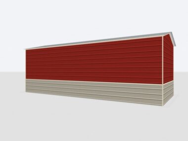 Keen's Buildings, 12x30x10 Metal Garage, KBG-1G123010-1D1W