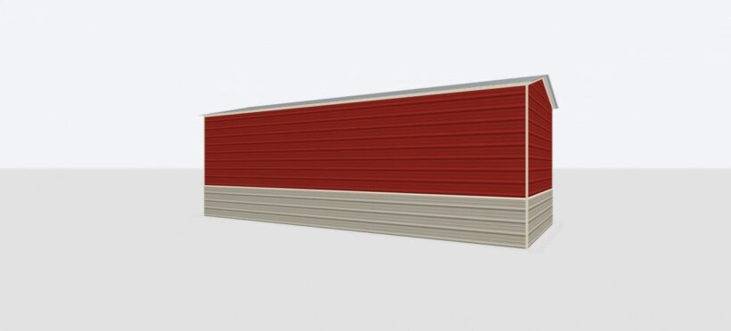 Keen'S Buildings, 12X30X10 Metal Garage, Kbg-1G123010-1D1W